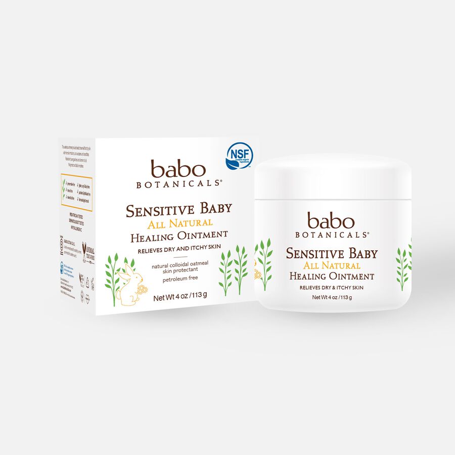 Babo Botanicals Sensitive Baby All Natural Healing Ointment, 4 oz., , large image number 0