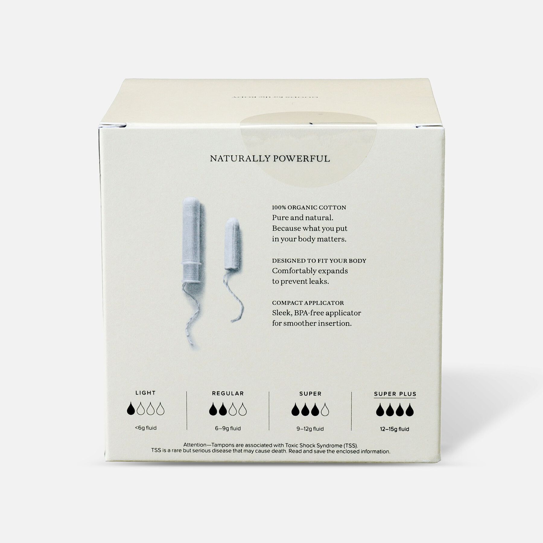 Cora Organic Cotton Applicator Tampons, 16 ct