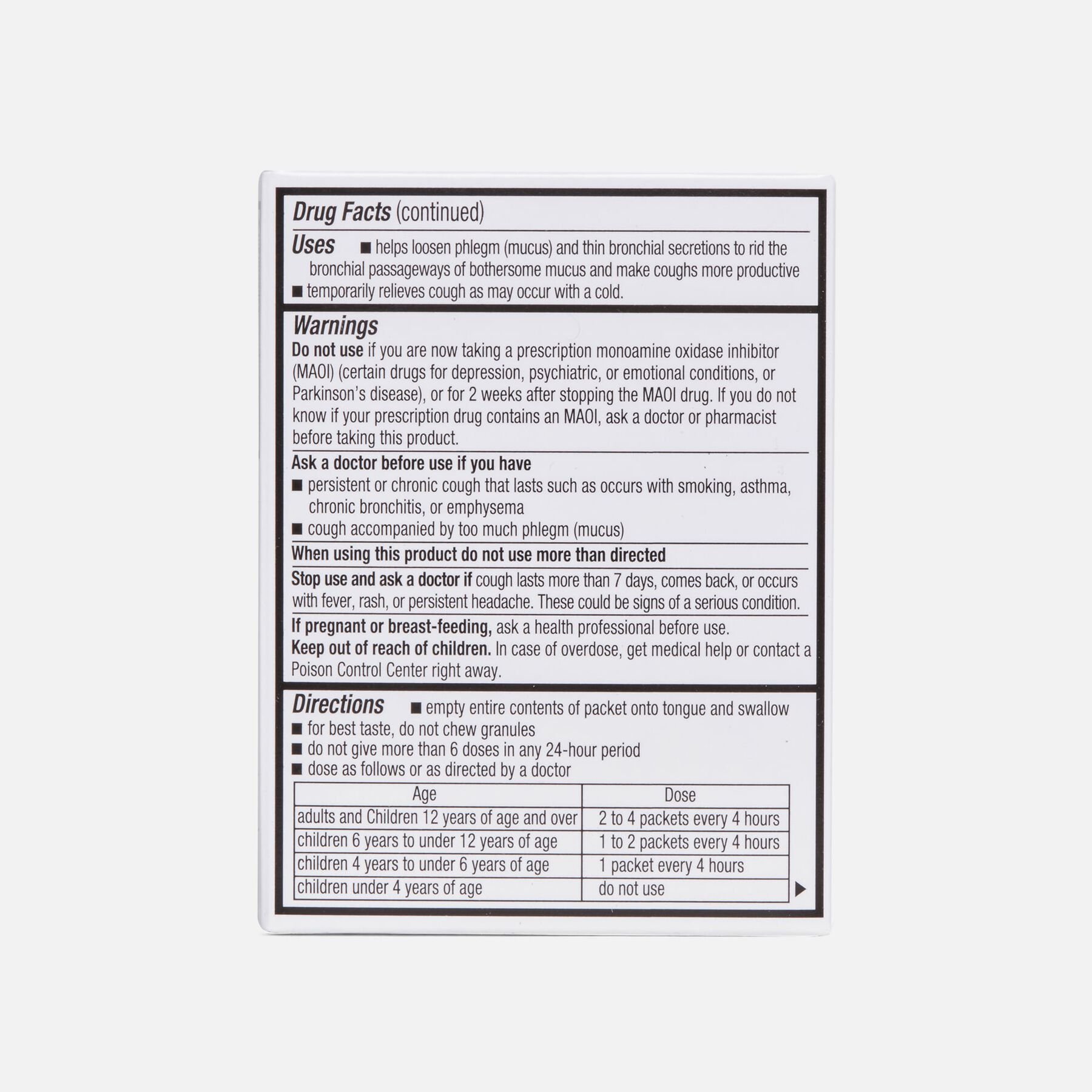 FSA Eligible Mucinex Children's Cough & Chest Congestion Medicine
