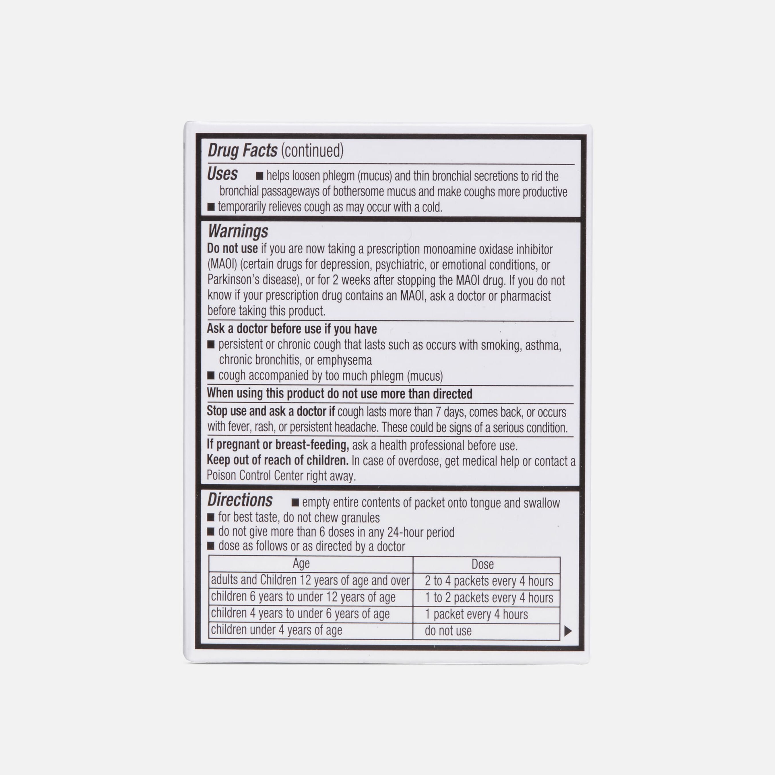 FSA Eligible Mucinex Children's Cough & Chest Congestion Medicine