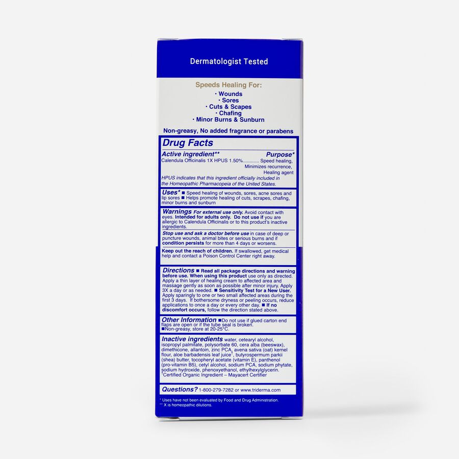 TriDerma Diabetics Ulcer Defense&trade; Healing Cream, 4.2 oz. Tube, , large image number 2