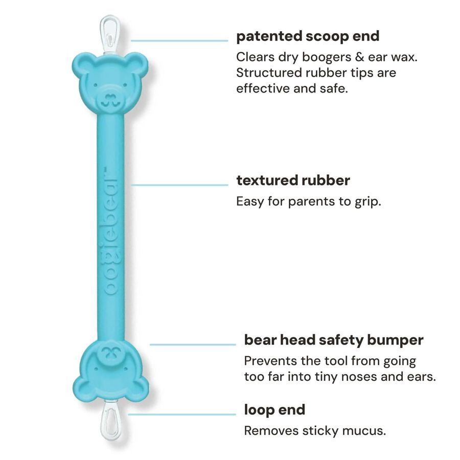 Oogiebear Baby Nasal Aspirator & Nose and Ear Cleaner Duo, , large image number 3