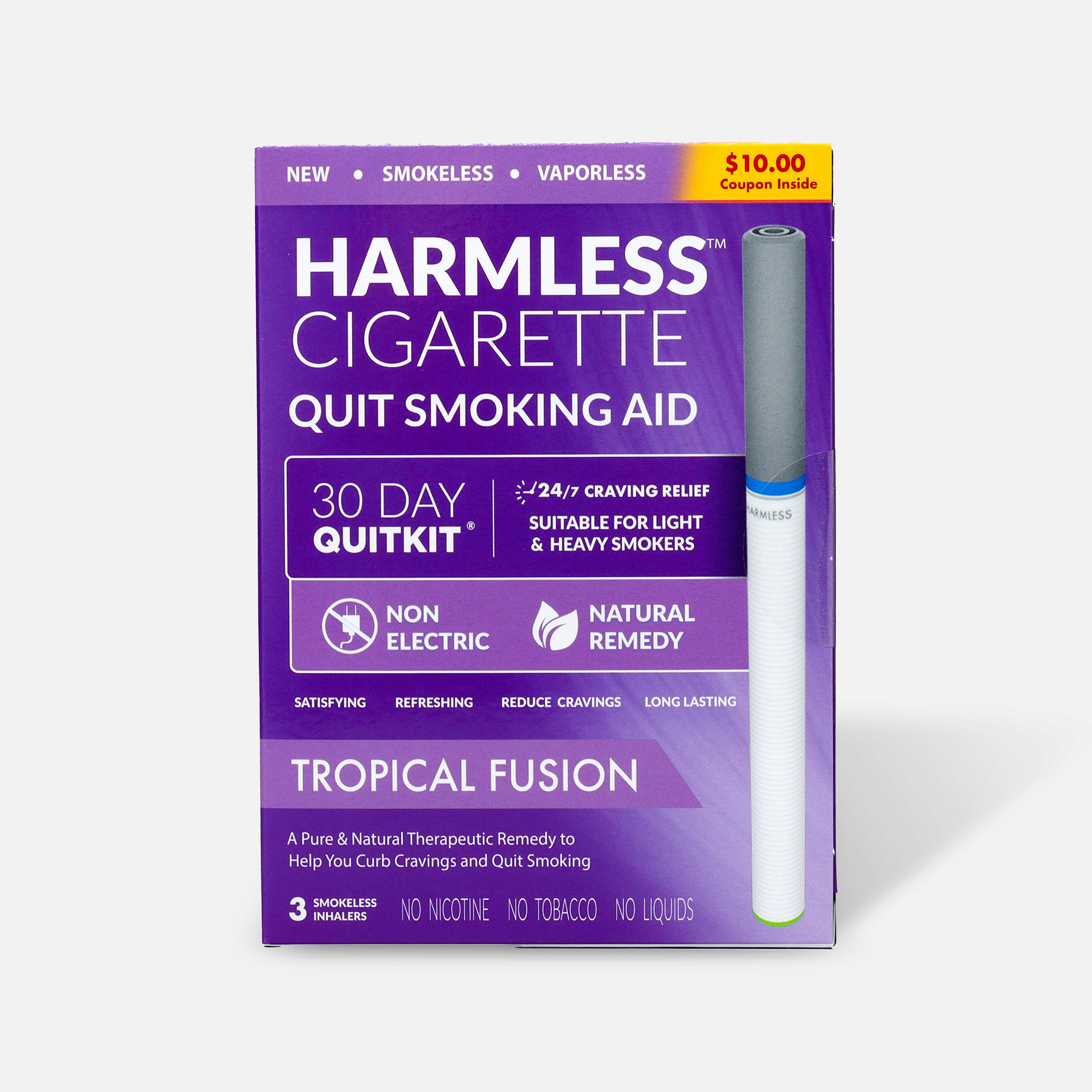 Harmless Cigarette Quit Smoking Aid, 30 Day Quit Kit