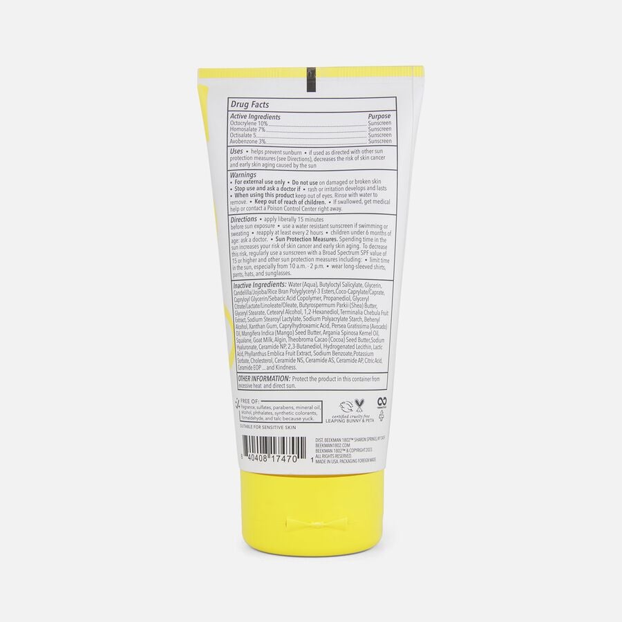 Beekman 1802 Hello Sunshine  SPF 50 PA++++ Broad Spectrum Sunscreen for  Face & Body, 5 fl oz., , large image number 1
