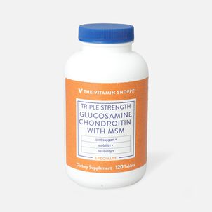Vitamin Shoppe Triple Strength Glucosamine Chondroitin With MSM, Tablets