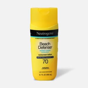 Neutrogena Beach Defense® Sunscreen Lotion, Broad Spectrum, SPF 70, 6.7 oz.