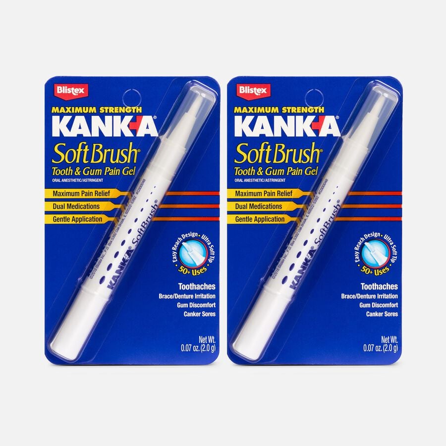 Kank-A Maximum Strength Soft Brush Tooth and Gum Pain Gel (2-Pack), , large image number 0