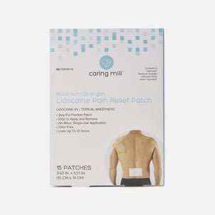 Caring Mill&trade; Maximum Strength Lidocaine Pain Relief Patches, 15 ct.
