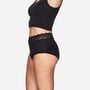 Thinx For All Leaks Signature Lace Very Light Hi-Waist Incontinence Underwear, Black, L, , large image number 2