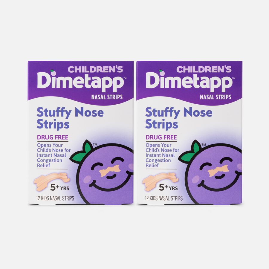 Children's Dimetapp Stuffy Nose Strips for Kids, 12 ct. (2 pack), , large image number 0