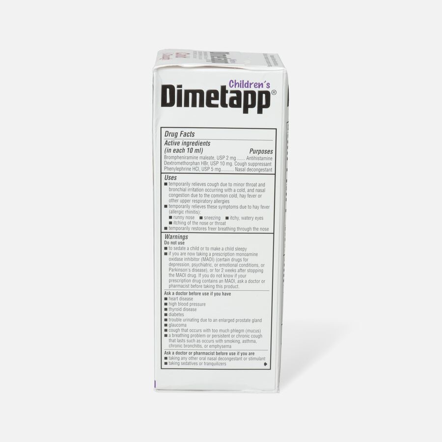 Children's Dimetapp Cold & Cough, Grape, 8 oz., , large image number 3