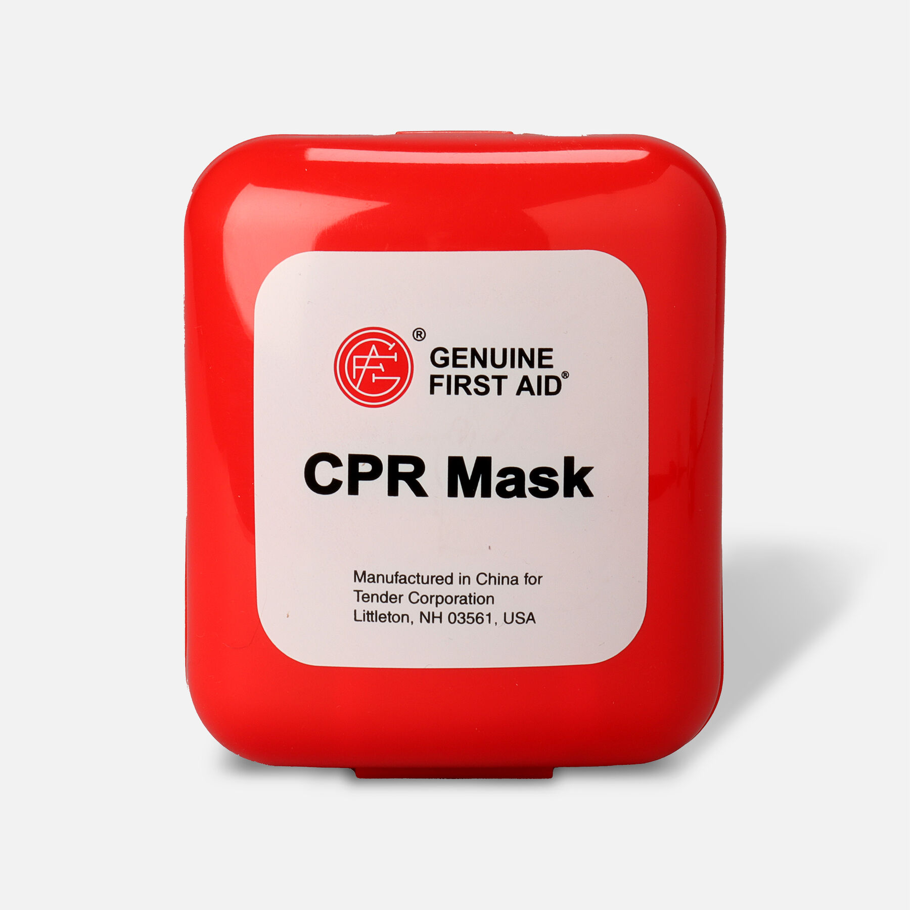FSA Eligible Genuine First Aid Portable CPR Mask, Hard Case FSA Store