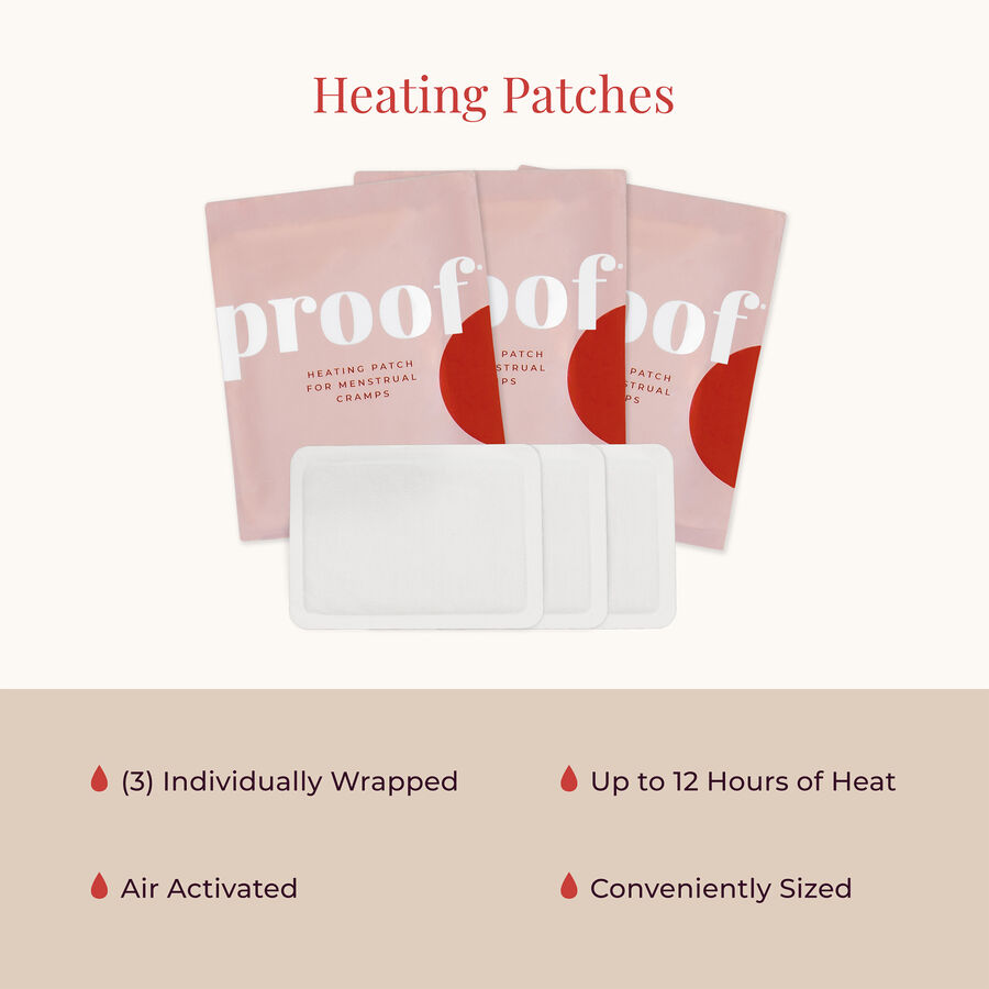 proof. Heating Patch for Menstrual Cramps, 3 ct., , large image number 4