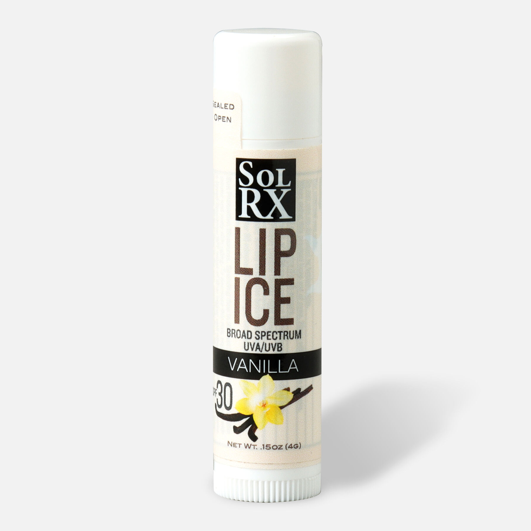 SolRX Lip Ice SPF 30 Lip Balm Sunscreen, 0.15 oz.
