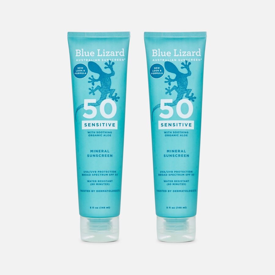 Blue Lizard Sensitive Sunscreen SPF 50 Lotion, 5 oz. tube (2-Pack), , large image number 0