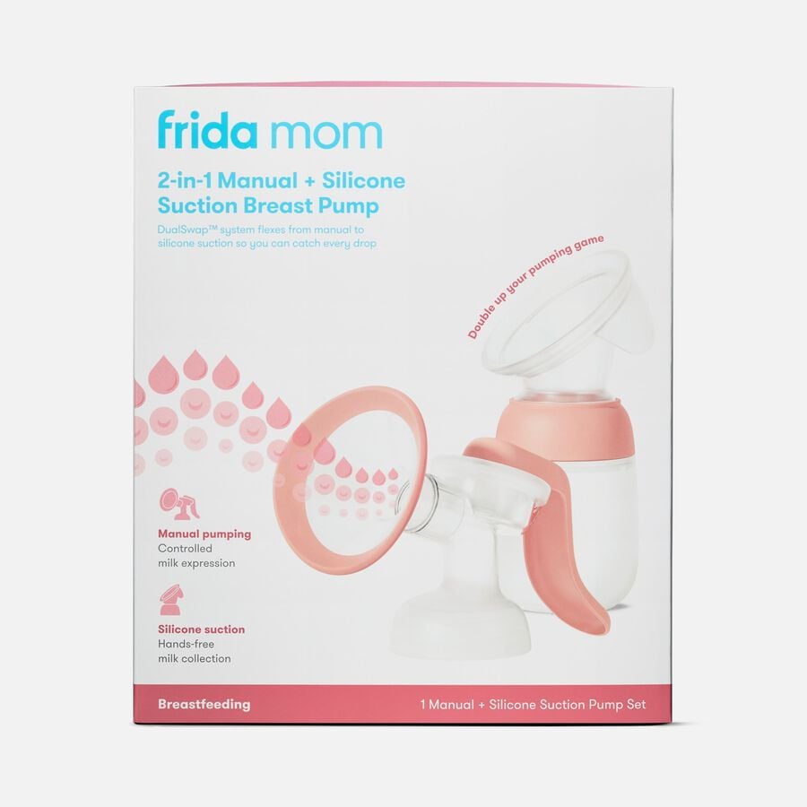 Frida Mom 2-in-1 Manual + Silicone Suction Breast Pump, , large image number 0