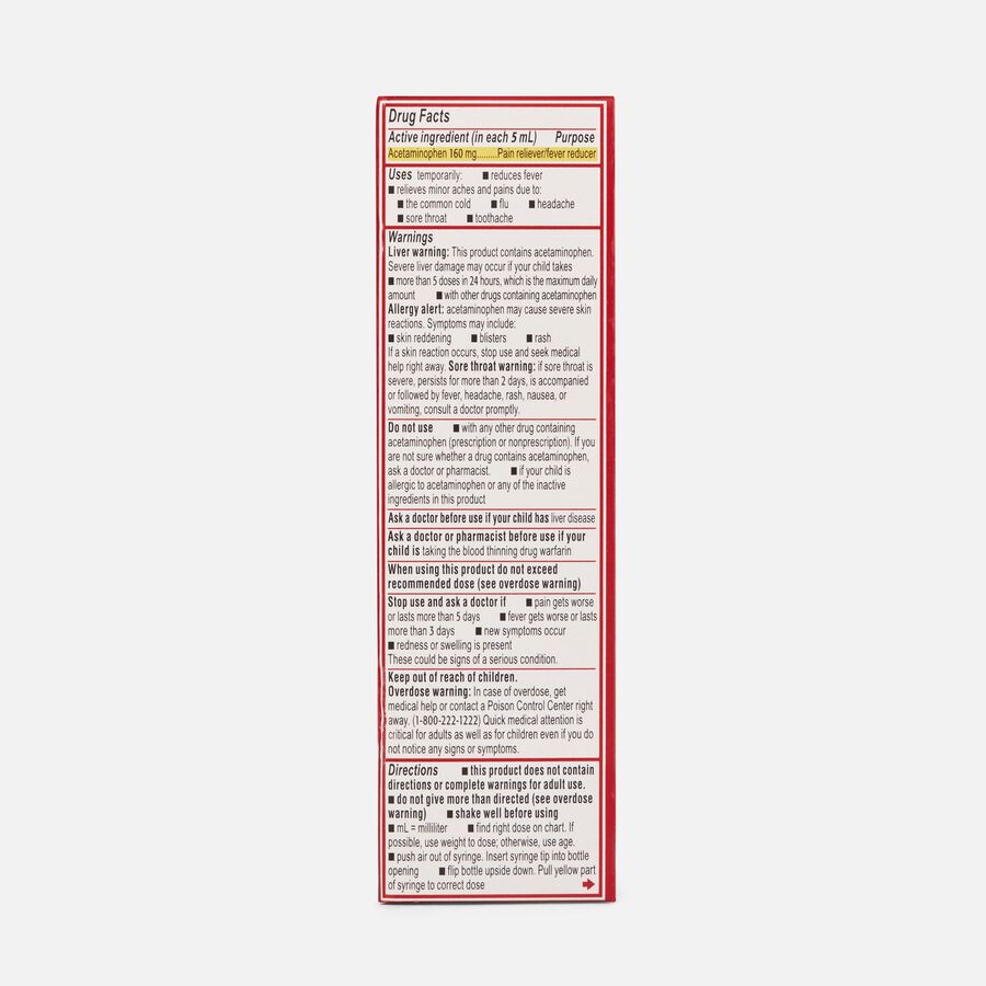 Infants' Tylenol Acetaminophen Liquid Medicine, , large image number 1