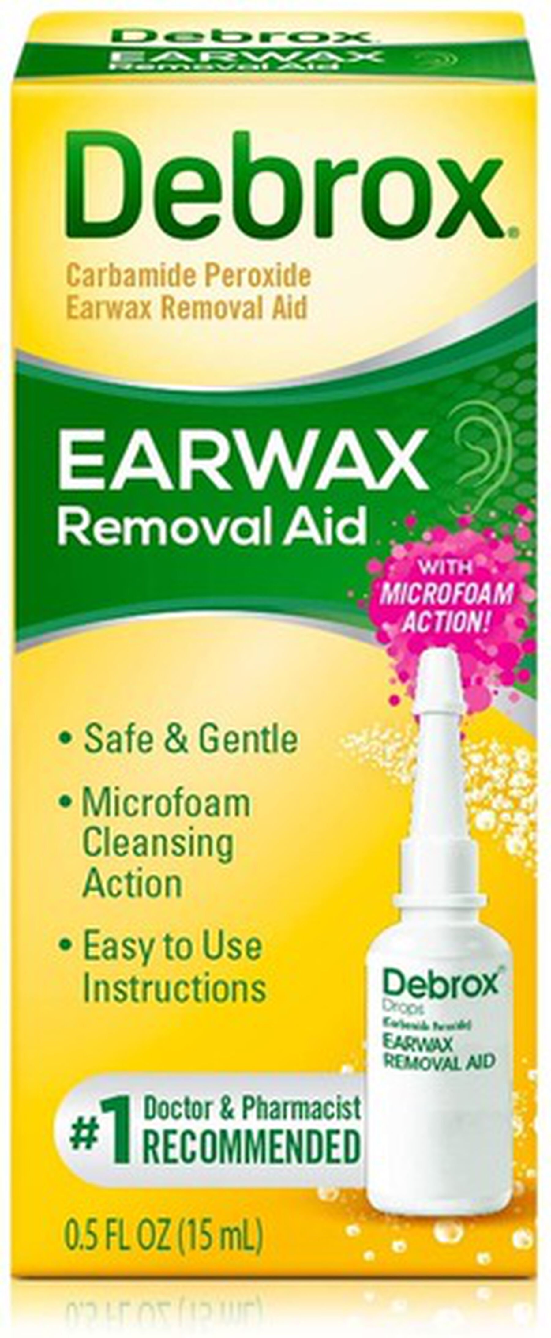 Debrox Earwax Removal Aid, .5 oz.