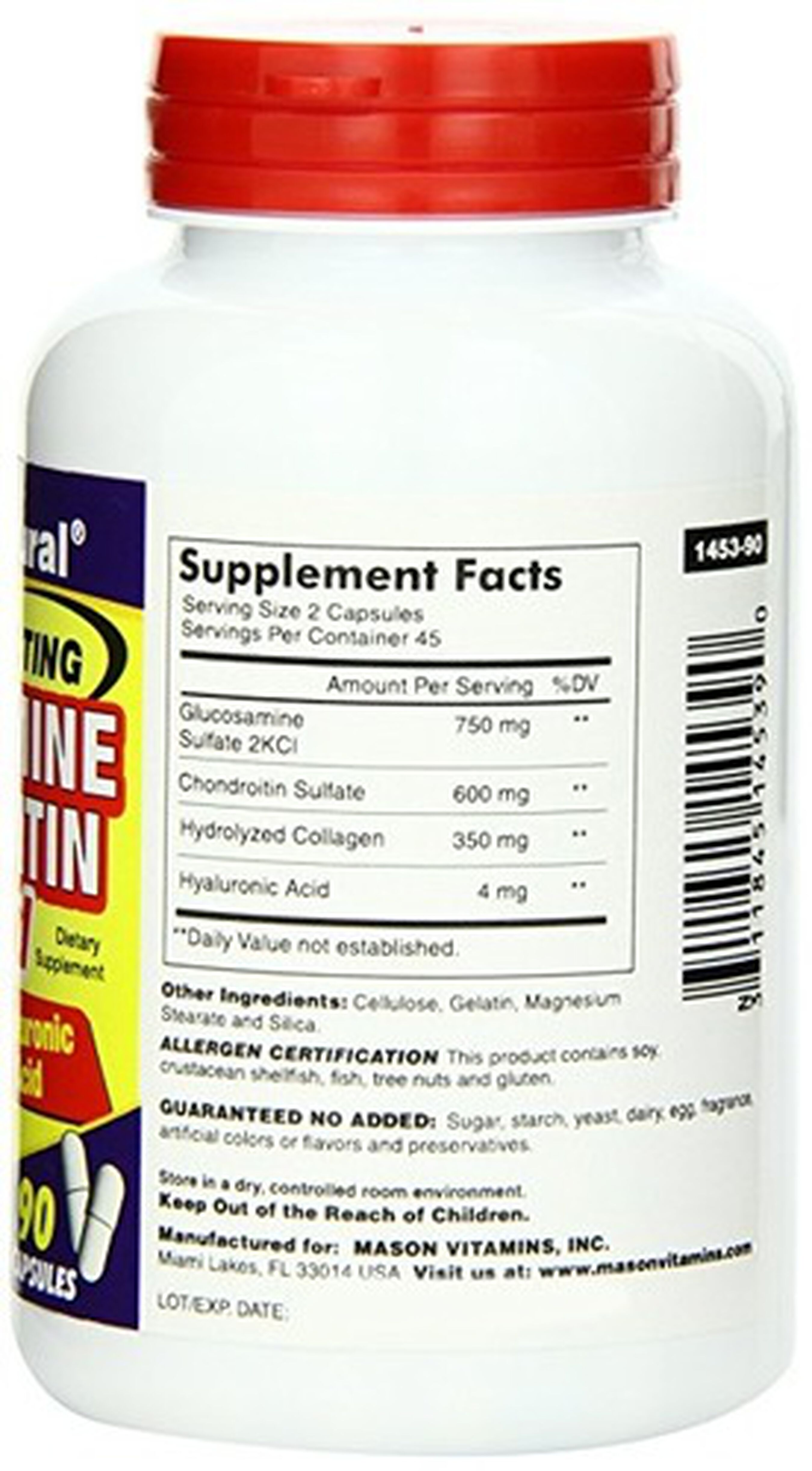 Mason Natural Glucosamine Chondroitin Advance with Collagen