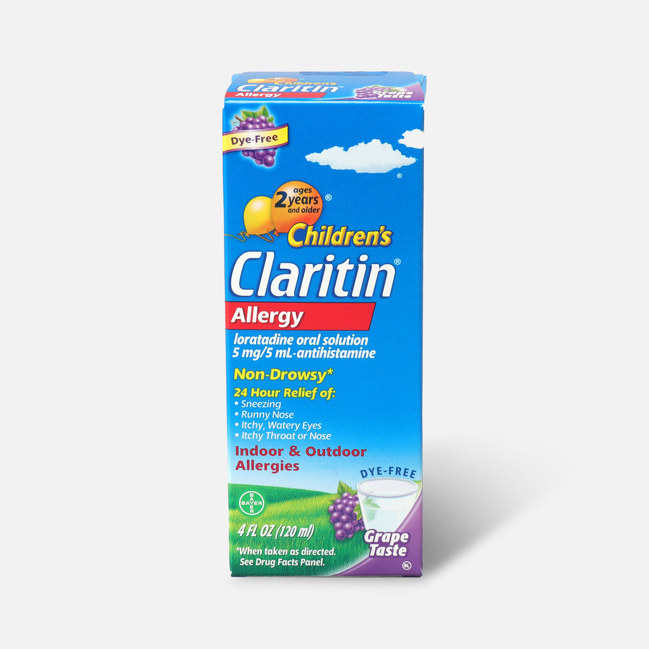 Claritin Children's Allergy Grape Syrup, 8 oz.