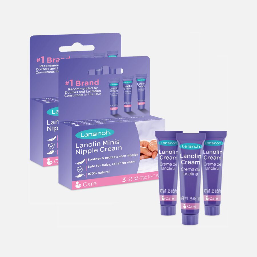 Lansinoh HPA Lanolin Nipple Cream, 7g Minis (2-Pack), , large image number 0