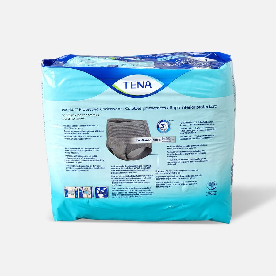 TENA ProSkin™ Protective Incontinence Underwear for Men, Maximum Absorbency, Large, 18 ct., , large image number 1