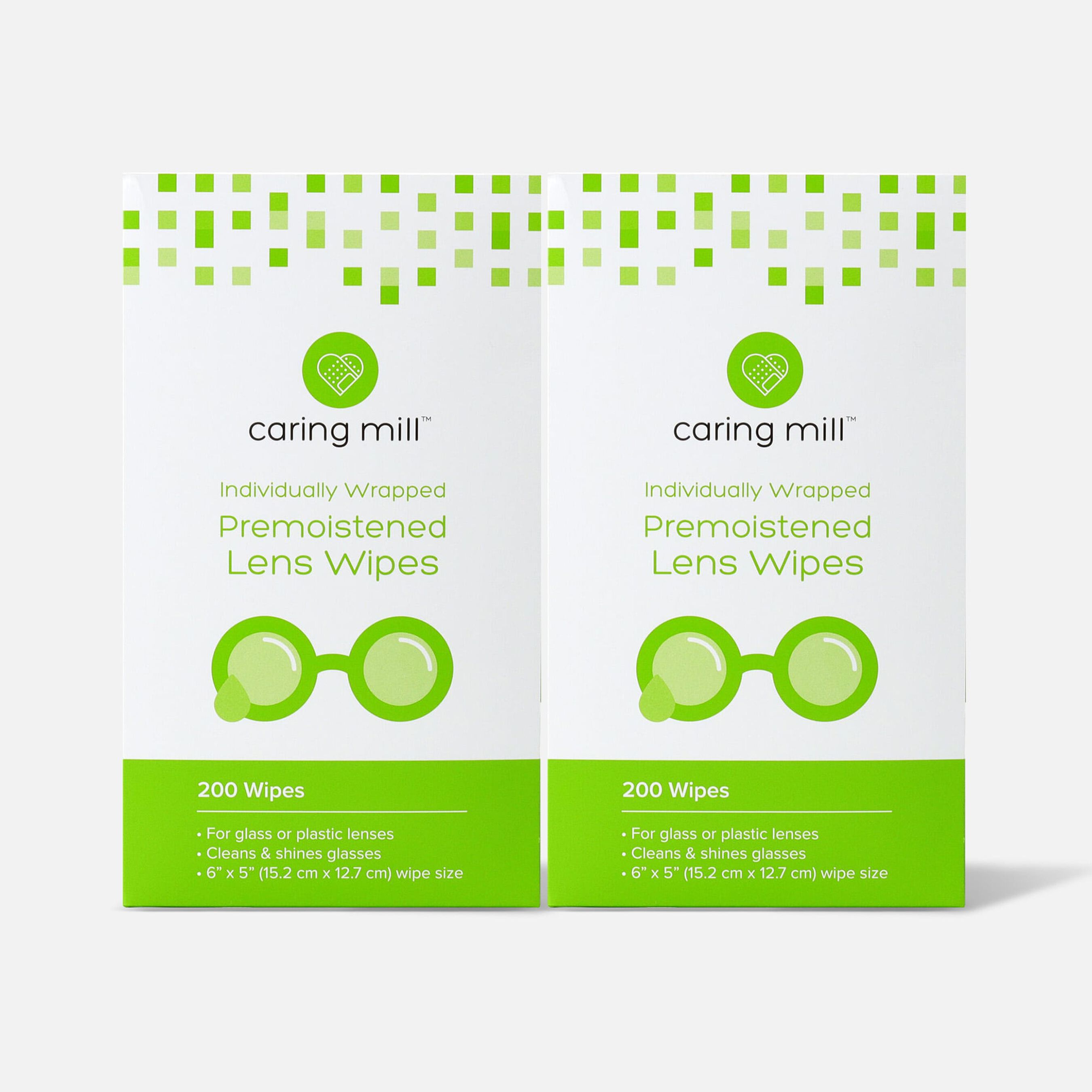 FSA Eligible Caring Mill™ PreMoistened Lens Wipes, 200 ct. (2Pack