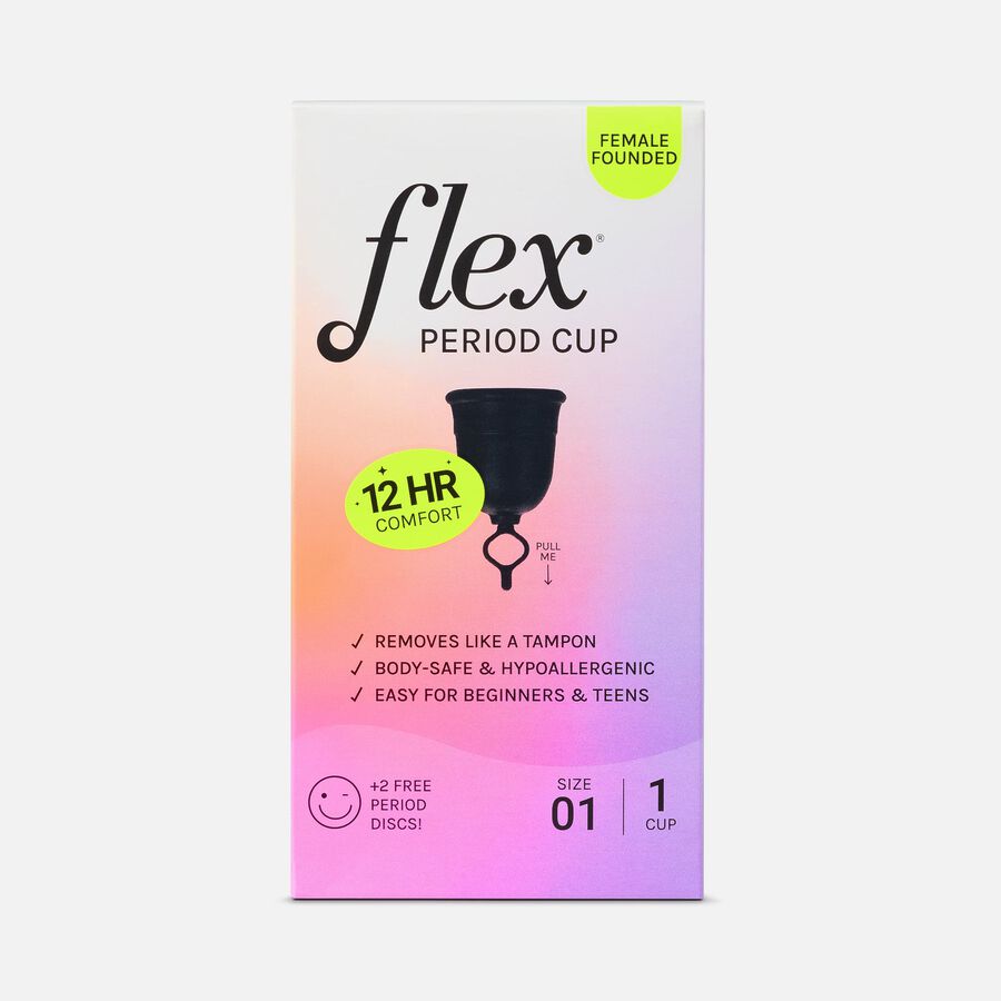 FLEX Menstrual Cup (includes 2 FREE Menstrual Discs), , large image number 0