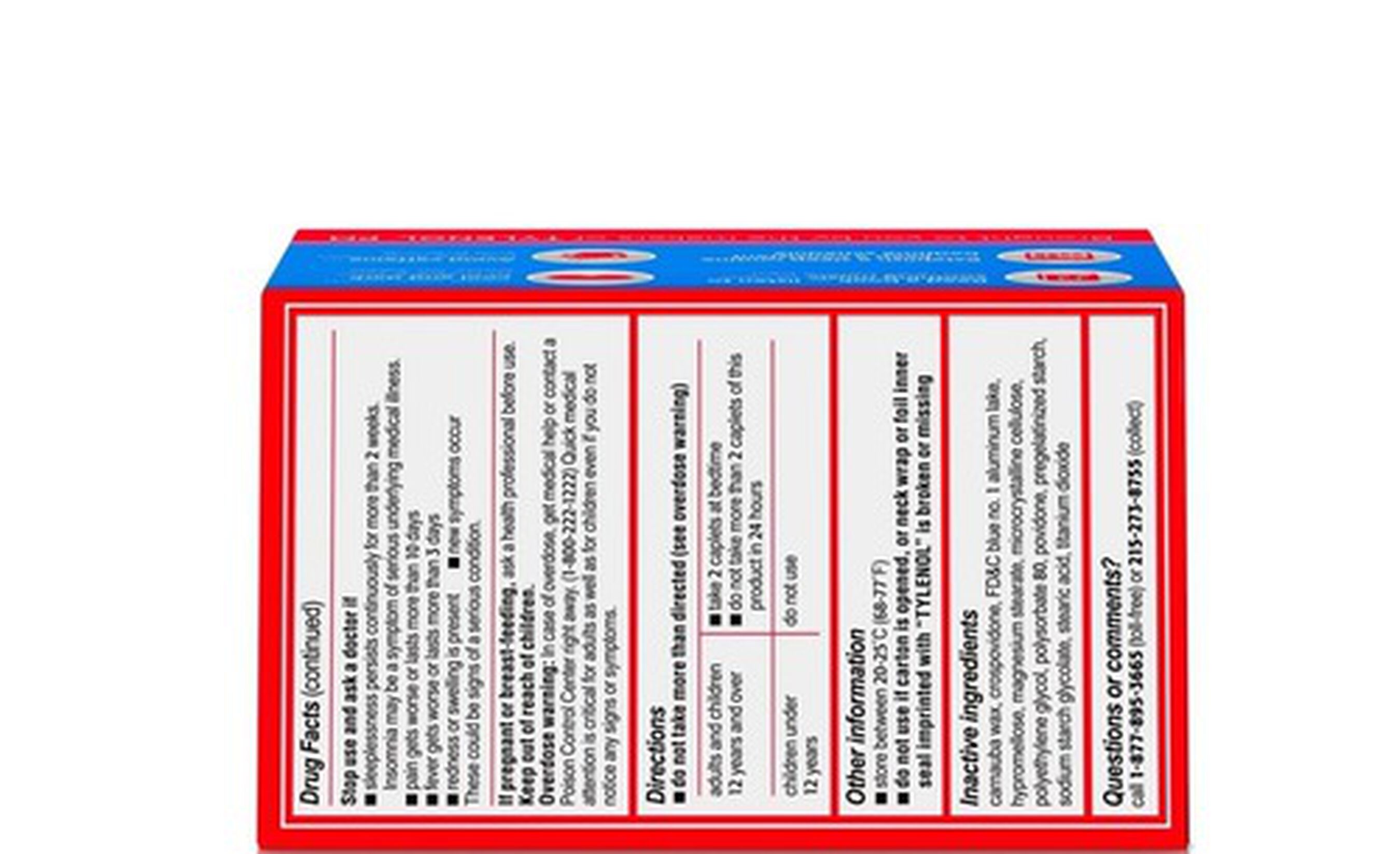 Tylenol PM Extra Strength Pain Reliever/Nighttime SleepAid Caplets, 150 ct