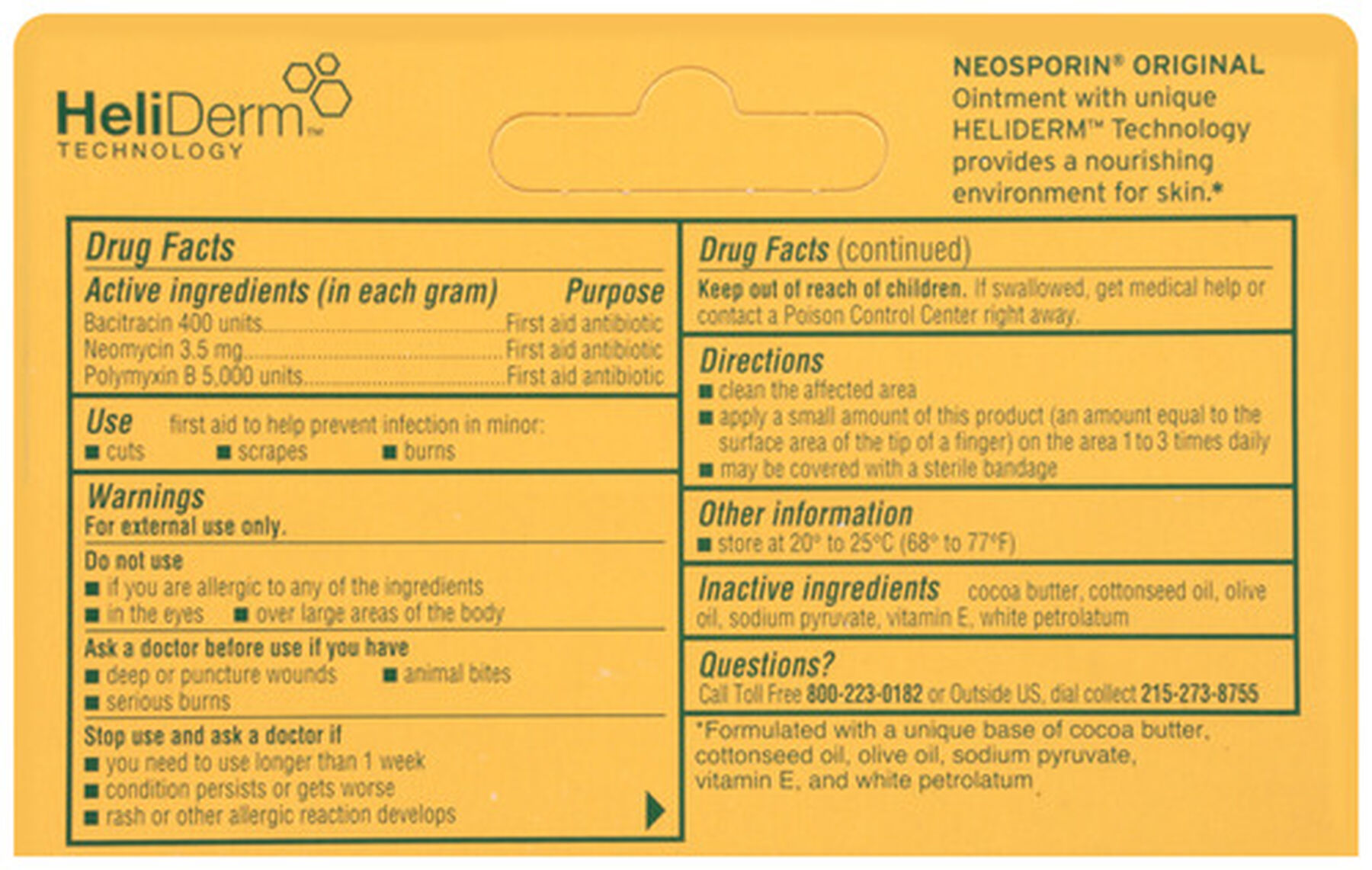 Neosporin Antibiotic Ointment, 24Hour Infection Prevention, .5 oz