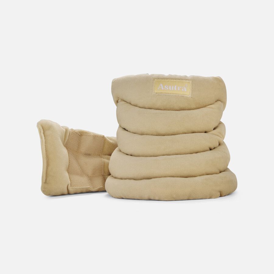 Asutra Cozy Weighted Neck Wrap, Champagne, Champagne, large image number 2