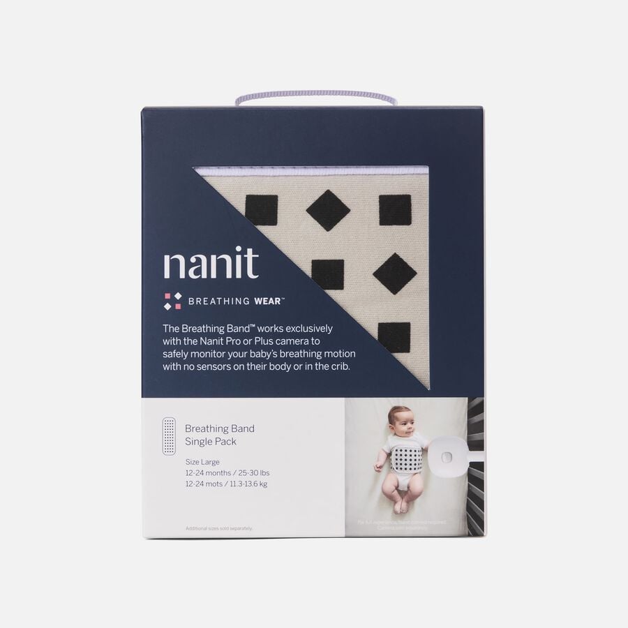 Nanit Breathing Band - New Large, Grey, , large image number 0