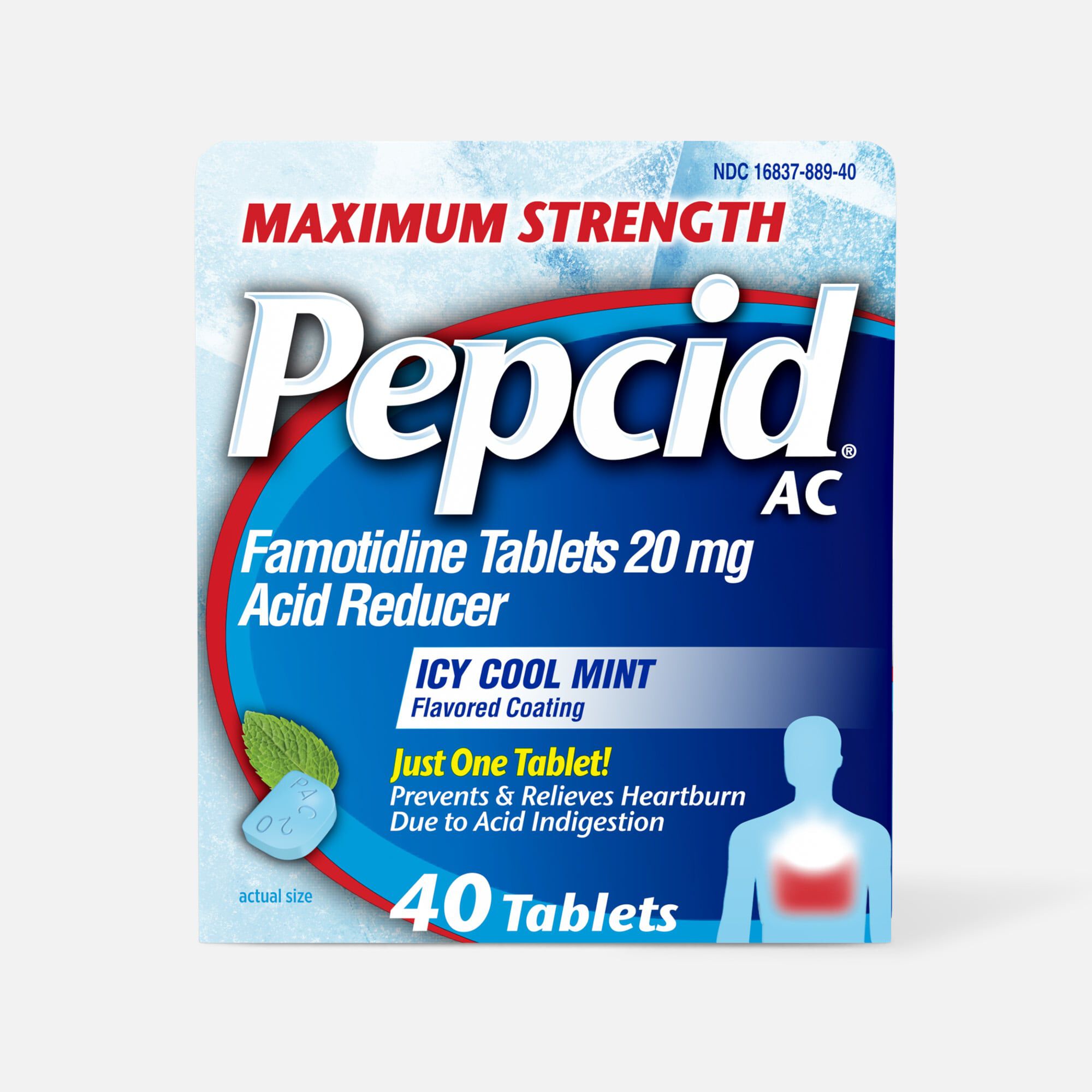 Pepcid AC Maximale Stärke Säurereduzierer - 125ct. Ablaufdatum 7/2027