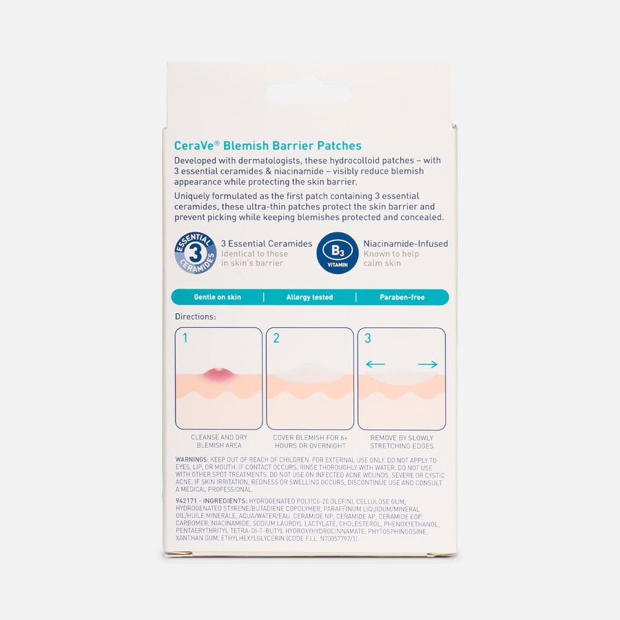 CeraVe&reg; Blemish Barrier Patches, 22 ct., , large image number 1