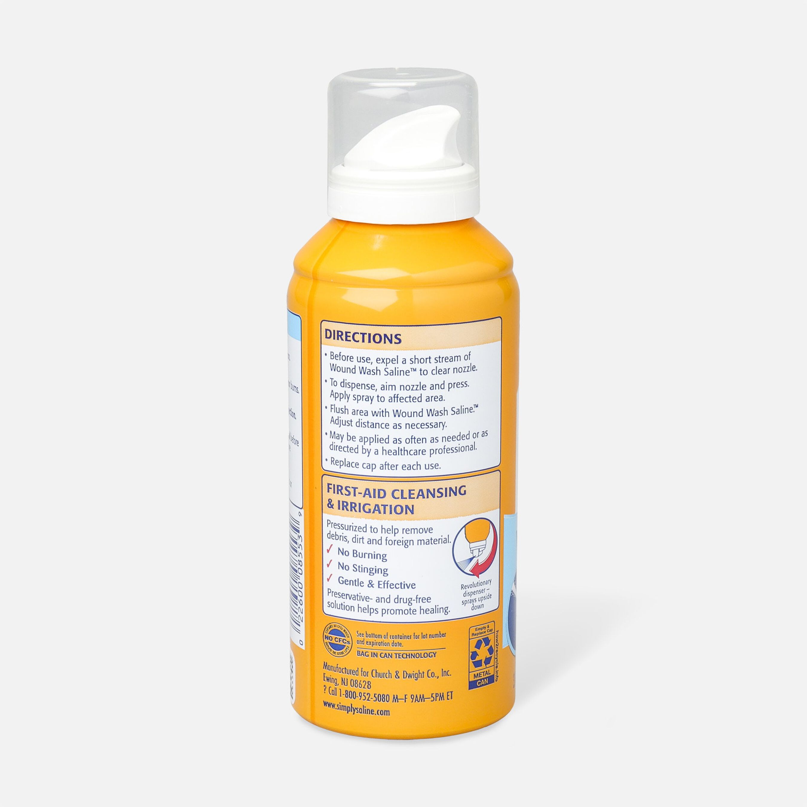 Wound Wash Saline, Simply Painless 0.9 3 oz.