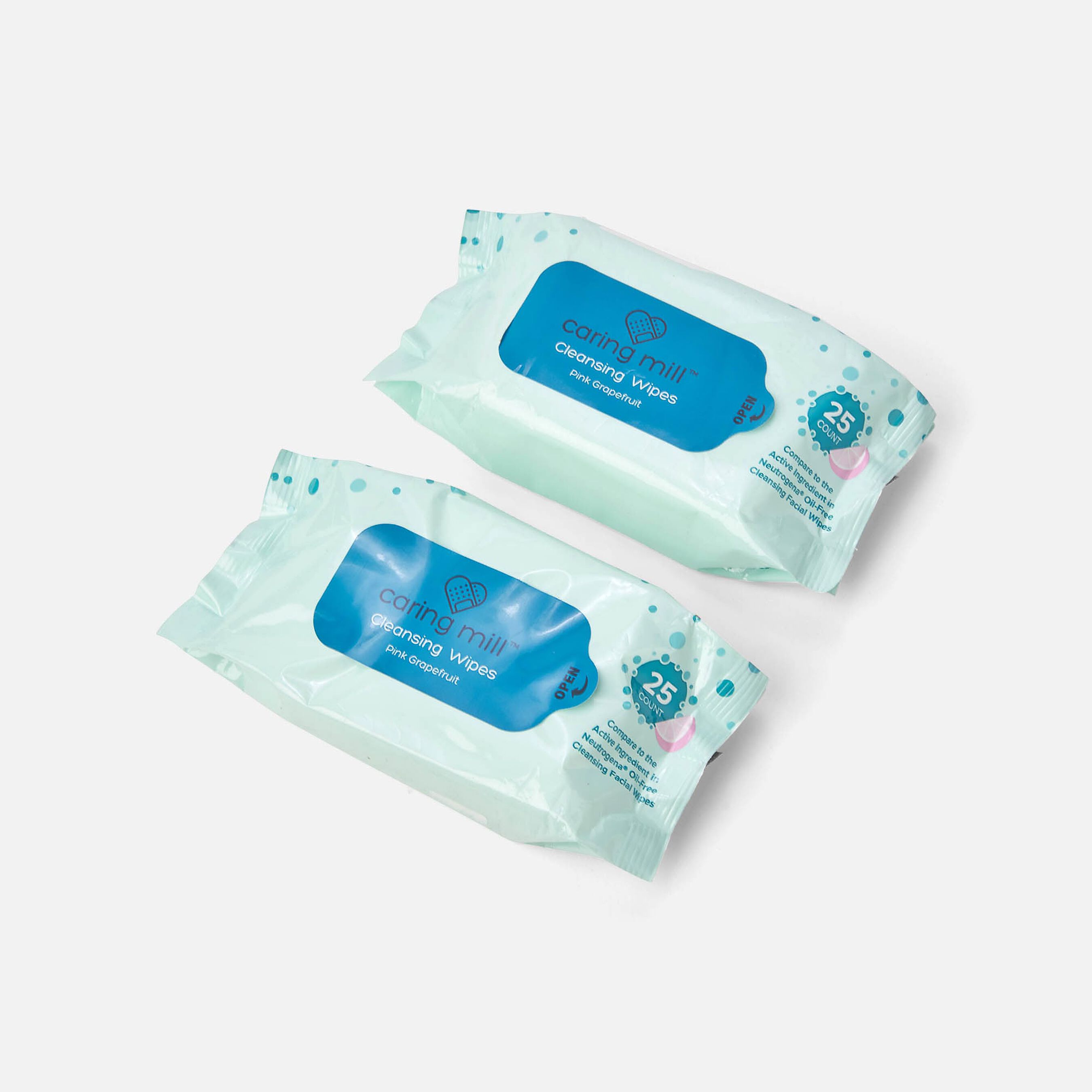 FSA Eligible Caring Mill™ Acne Treatment Facial Cleansing Wipes, 25 ct. (2Pack) FSA Store