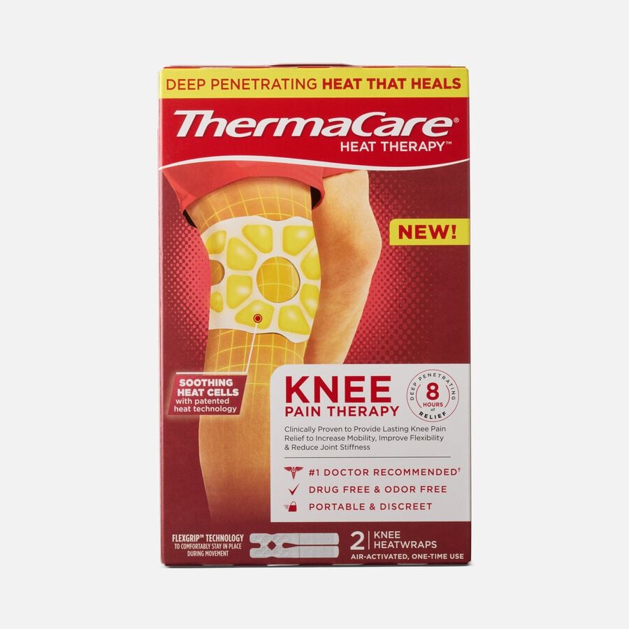 ThermaCare Knee Pain Relief Heatwraps, 2 ct., , large image number 0