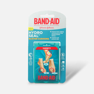 Band-Aid Hydro Seal Bandages Blister Cushion, Variety Pack - 5 ct.