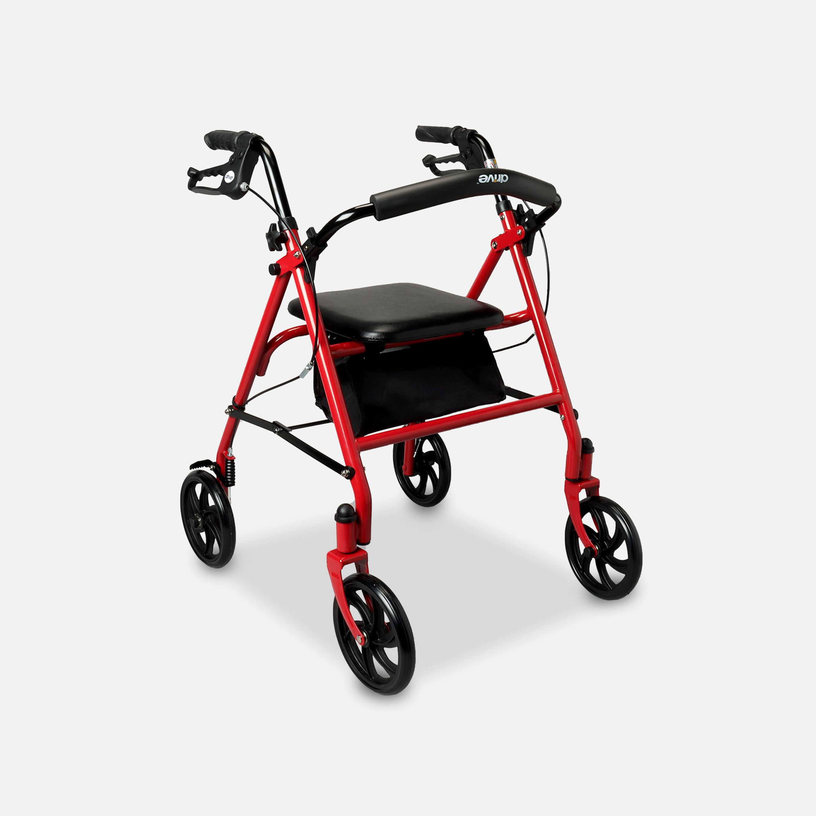 Drive Aluminum Rollator with Fold Up and Removable Back Support, 7