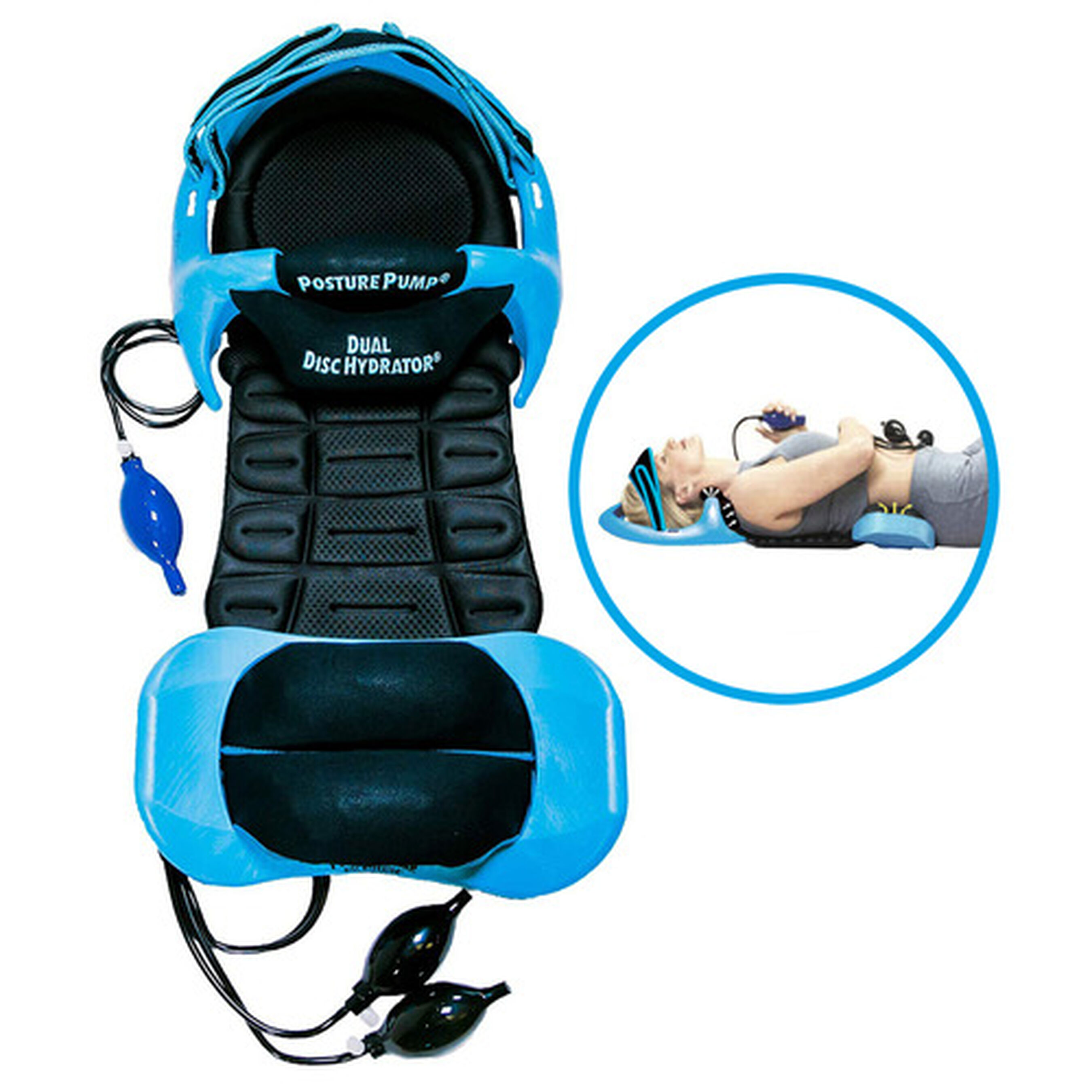 Posture Pump® Dual Deluxe Full Spine with Disc Hydrator, Model 4100D