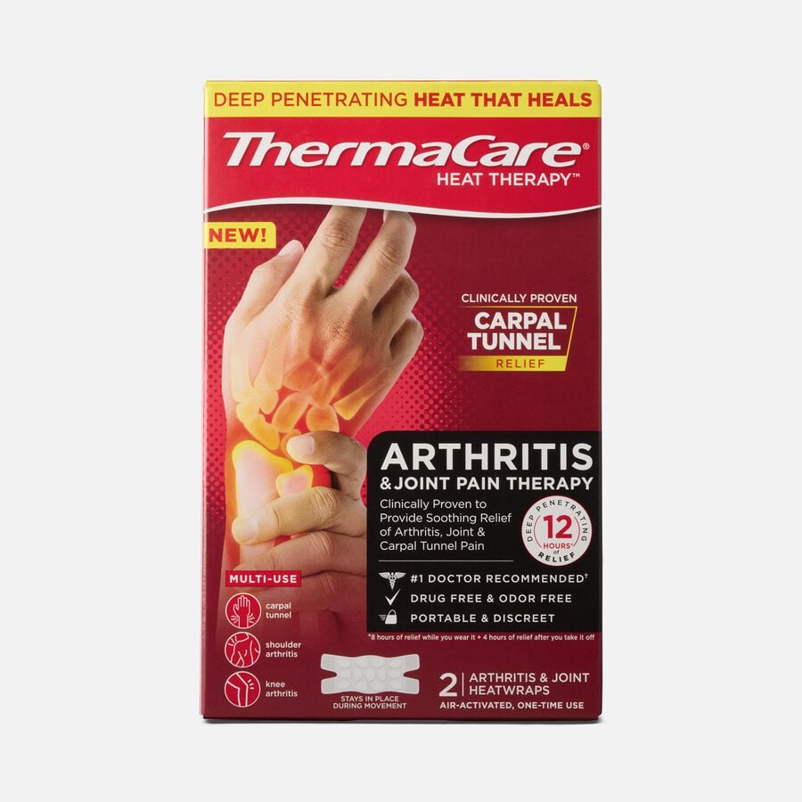 ThermaCare Arthritis & Joint Pain Heatwraps, 2 ct., , large image number 0