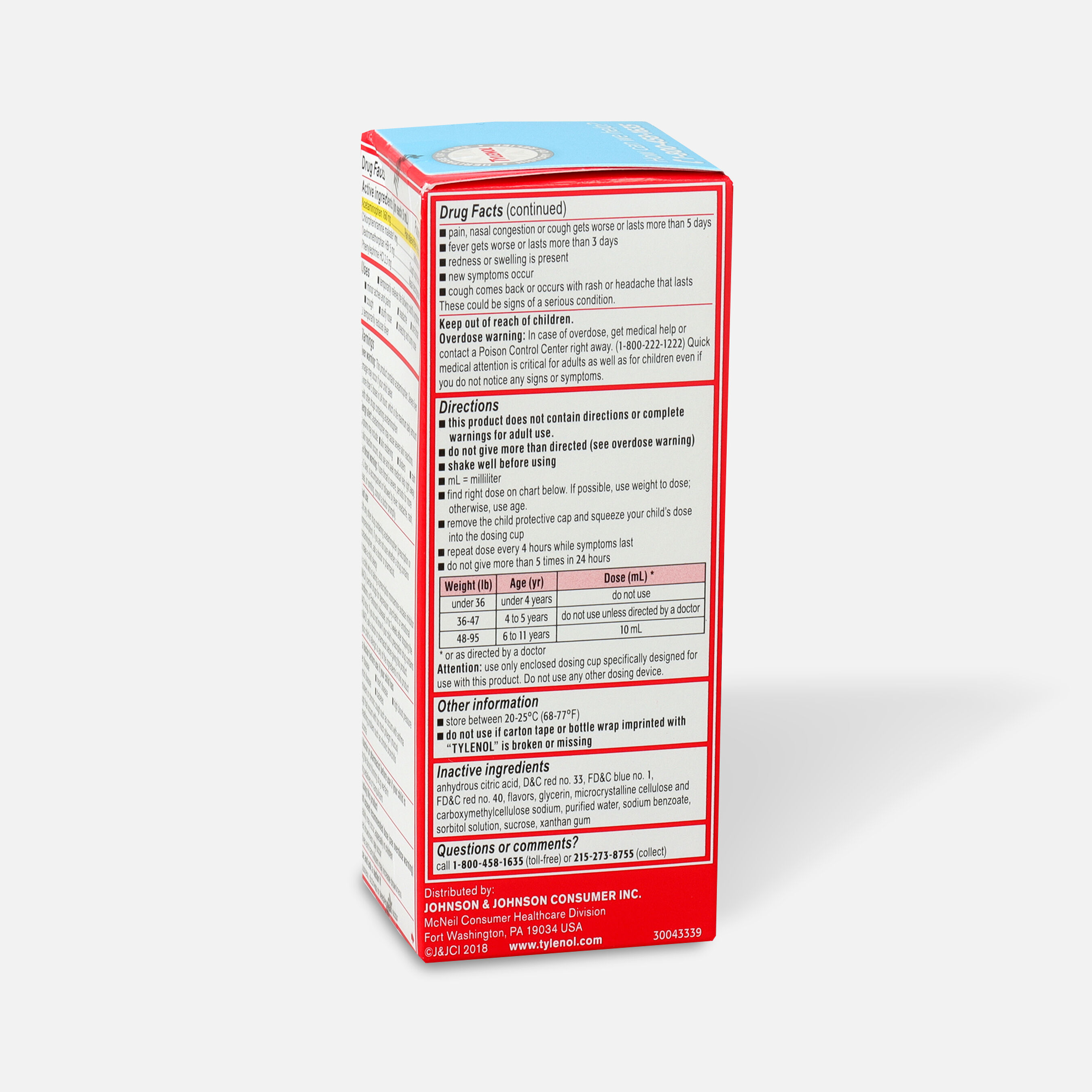 Children's Tylenol Cold + Flu, Grape Flavor, 4 fl oz