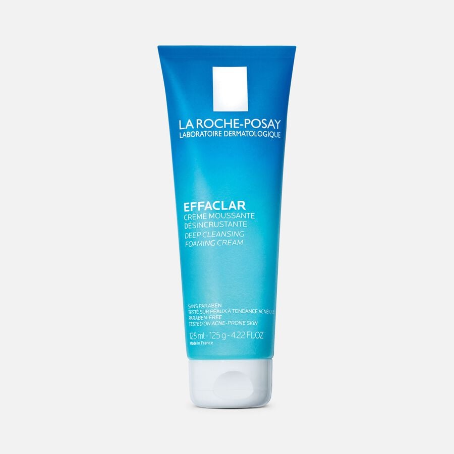 La Roche-Posay Effaclar Deep Cleansing Foaming Cream Cleanser, 4.22 oz., , large image number 0