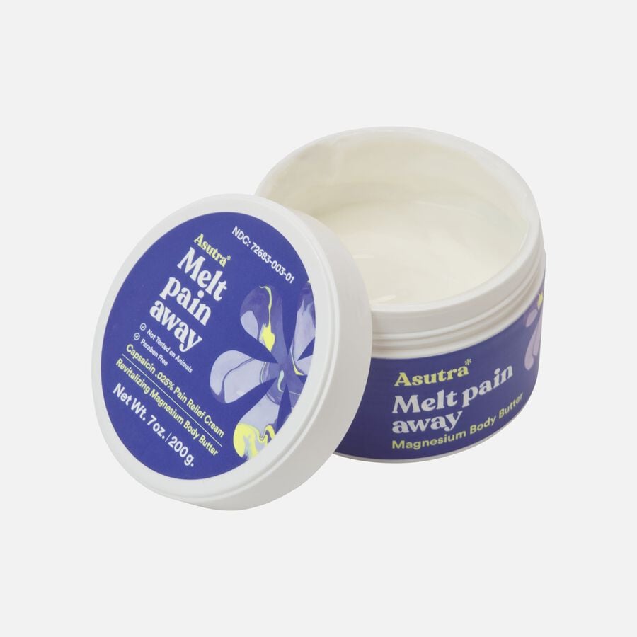Asutra Melt Pain Away Magnesium and Capsaicin Body Butter, , large image number 4