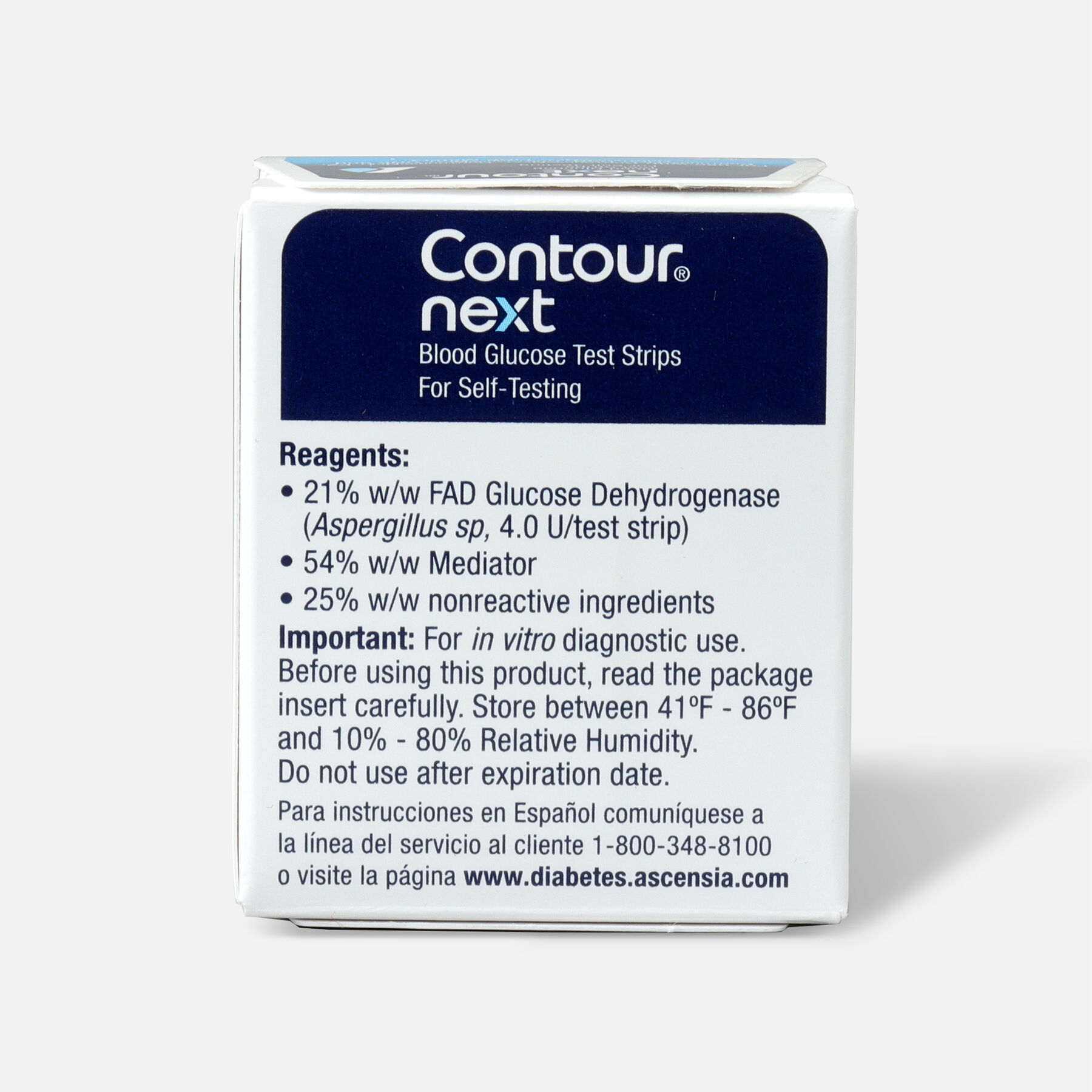 CONTOUR NEXT Blood Glucose Test Strips, 35 ct.
