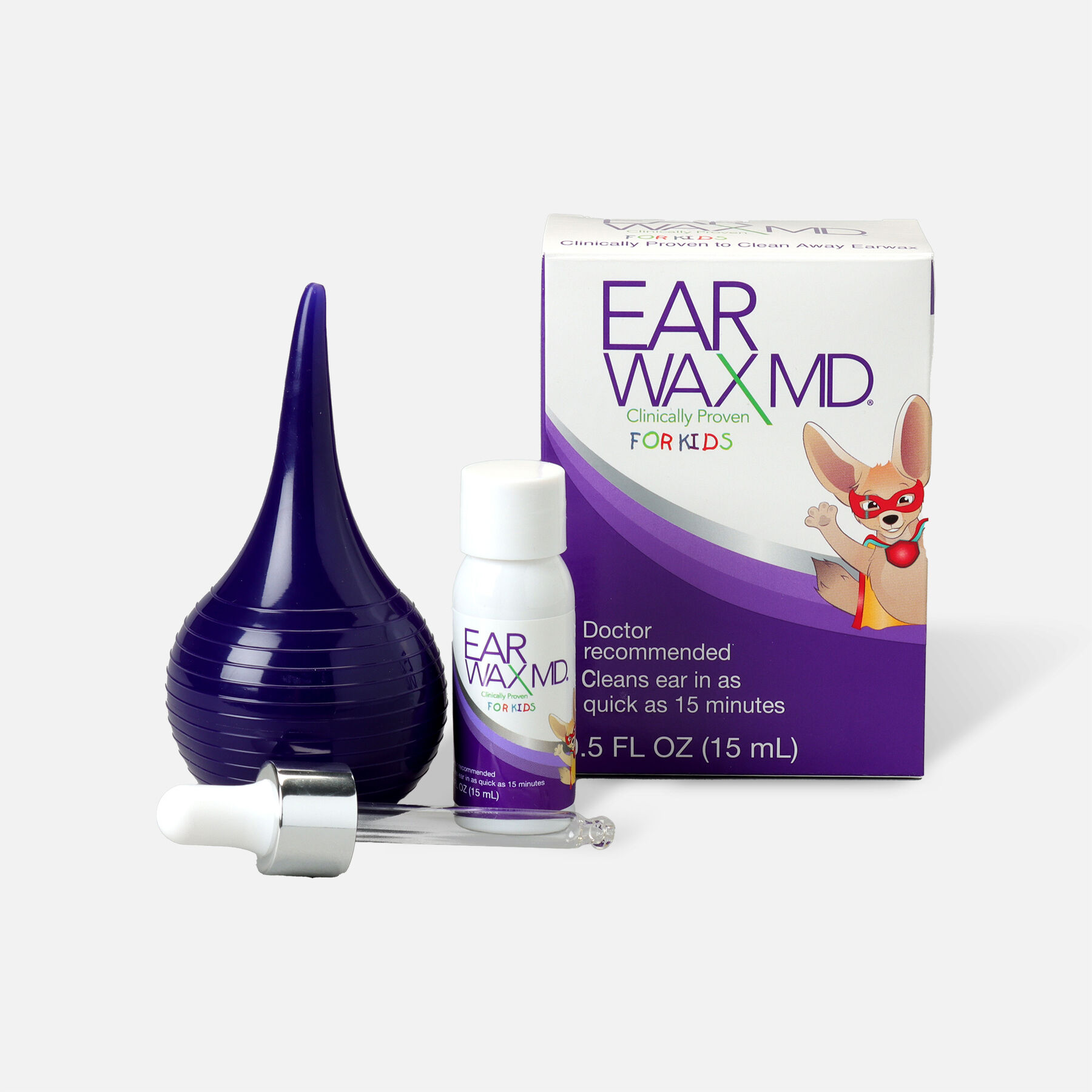Earwax MD for Kids, Ear Wax Removal Kit and Ear Cleaning Tool