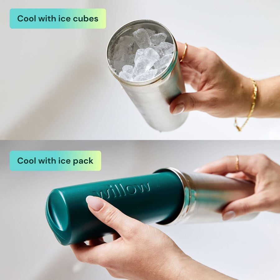 Willow Portable Milk Cooler, 25 fl. oz., Cream, Cream, large image number 3
