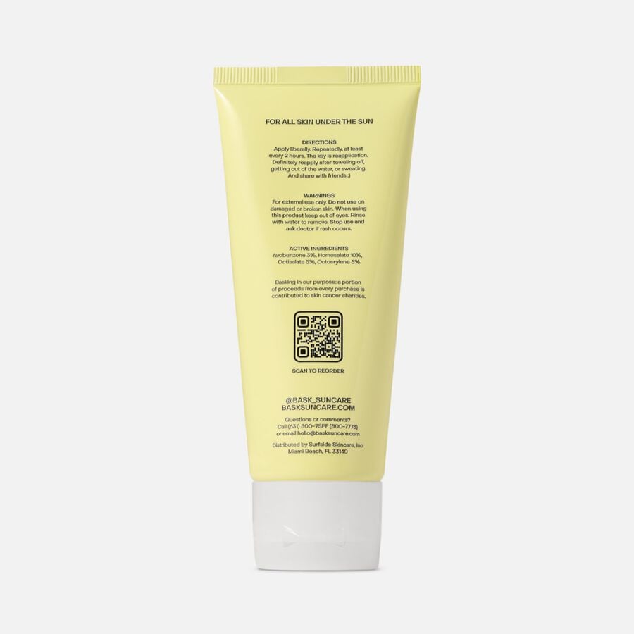 Bask SPF 50 Sheer Moisturizing Lotion, 3.4 fl oz., , large image number 1
