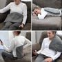 DMI Digital Heating Pad with Moist Heat Insert, Dark Gray, 12" x 15", , large image number 1