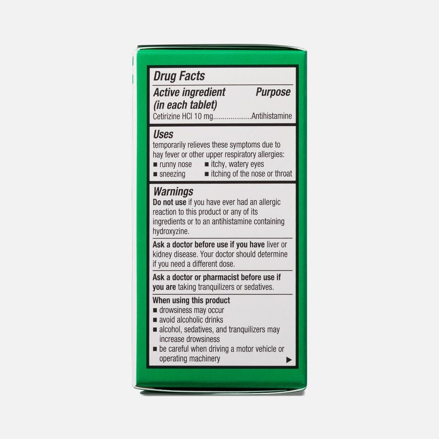 Caring Mill&trade; 24-Hour Allergy Relief Cetirizine Hydrochloride Tablets, 10mg, 90 ct, , large image number 1
